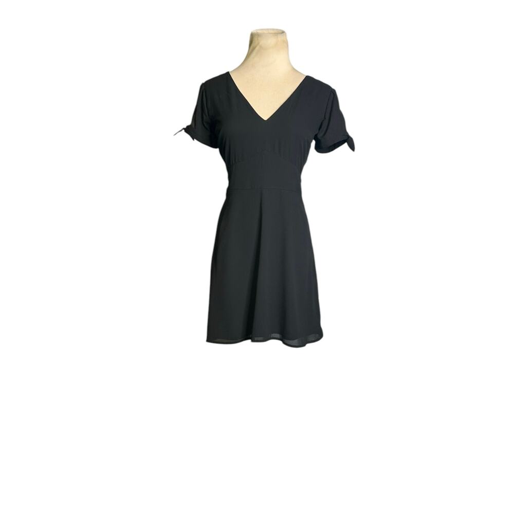 Abercrombie & Fitch black short sleeves A line mini skirt size XXS - Picture 7 of 15